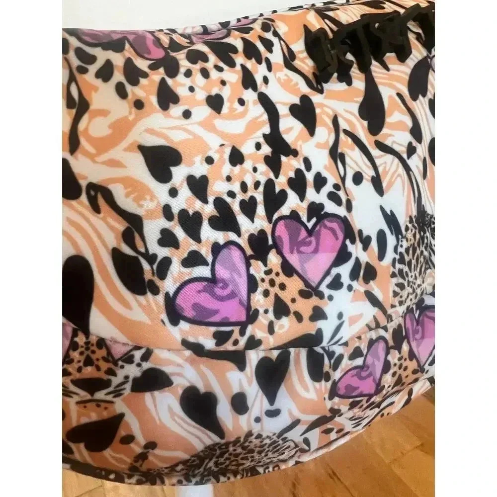 BETSY JOHNSON NWT shoulder bag with attaching coin purse cheetah - Picture 5 of 10